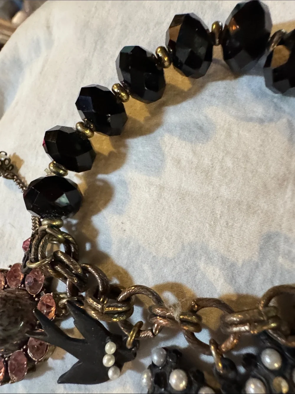 This piece is a RARE vintage Betsey Johnson Y2K COMPLETE Charm Bracelet.